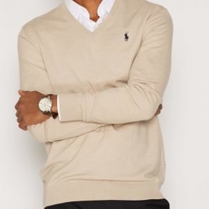 Polo Ralph Lauren Merino Stretch Sweater Pusero Oatmeal