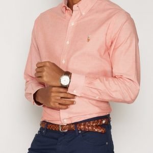 Polo Ralph Lauren Oxford Stretch Slim Fit Shirt Kauluspaita Valkoinen/oranssi