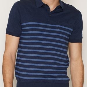 Polo Ralph Lauren Placket Short Sleeve Sweater Pikeepaita Navy