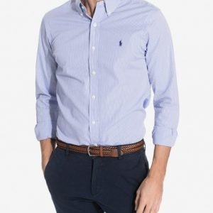 Polo Ralph Lauren Poplin Slim Shirt Kauluspaita Sininen/Valkoinen