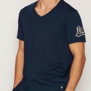 Polo Ralph Lauren S/S V-Neck Sleep Top Loungewear Navy