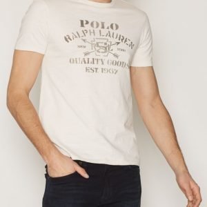 Polo Ralph Lauren Short Sleeve Jersey T-shirt T-paita Cream