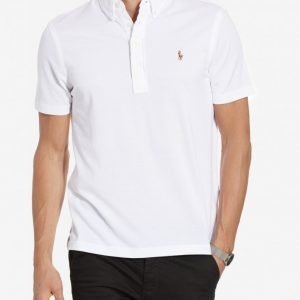 Polo Ralph Lauren Short Sleeve Oxford Pique Pikeepaita White