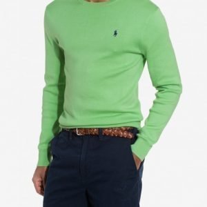 Polo Ralph Lauren Slim Fit Cotton C-Neck Pullover Pusero Green