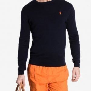 Polo Ralph Lauren Slim Fit Cotton C-Neck Pullover Pusero Navy