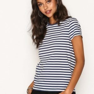 Polo Ralph Lauren Stripe Tee Short Sleeve T-Paita Navy