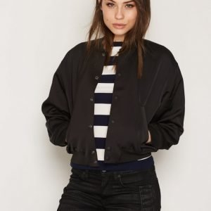 Polo Ralph Lauren Tyler Satin Jacket Bomber Takki Black