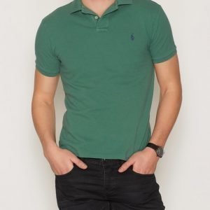 Polo Ralph Lauren Weathered Mesh SS Knit Pikeepaita Green