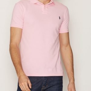 Polo Ralph Lauren Weathered Mesh SS Knit Pikeepaita Pink