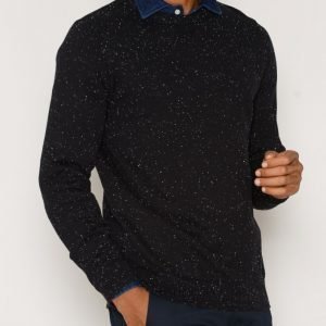 Premium by Jack & Jones Jpraiden Knit Crew Neck Neulepusero Musta