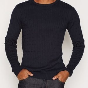 Premium by Jack & Jones Jprcarlson Knit Crew Neck Pusero Tummansininen