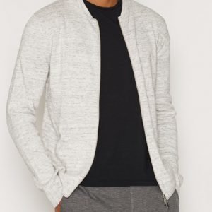 Premium by Jack & Jones Jprjannick Bomber Knit Cardigan Pusero Vaaleanharmaa