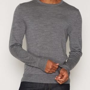 Premium by Jack & Jones Jprmark Knit Crew Neck Noos Pusero Harmaa