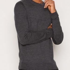 Premium by Jack & Jones Jprmark Knit Crew Neck Noos Pusero Tummanharmaa