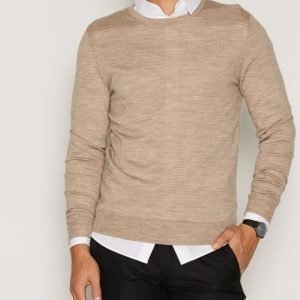 Premium by Jack & Jones Jprmark Knit Crew Neck Noos Pusero Vaaleanruskea