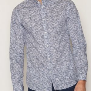 Premium by Jack & Jones Jprmartin Shirt L/S Plain Kauluspaita Tummanvioletti