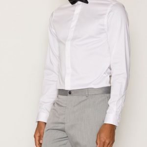 Premium by Jack & Jones Jprpenny Tux Shirt L/S Plain Kauluspaita Valkoinen