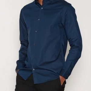 Premium by Jack & Jones Jprtim Shirt L/S Noos Kauluspaita Tummansininen