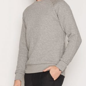 Premium by Jack & Jones Jprtom Sweat Crew Neck Pusero Vaaleanharmaa