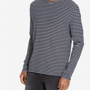 Premium by Jack & Jones Jprwind Sweat Ls Crew Neck Pusero Tummansininen