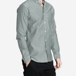 Premium by Jack & Jones jjprDAVID Shirt L/S Noos Kauluspaita Tummanvihreä