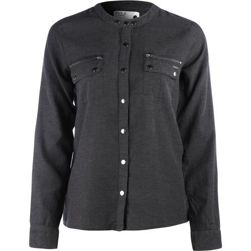 Pulz Cora l/s shirt Light Grey