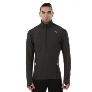 Puma 1/2 Zip Heather Top Treenipaita Harmaa