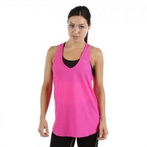 Puma Mesh It Up Layer Tank Treenitoppi Roosa