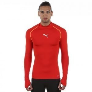 Puma Tb L/S Tee Warm Treenipaita Punainen