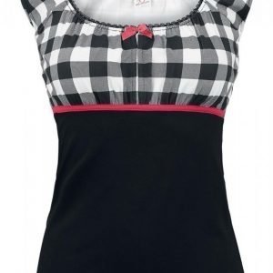 Pussy Deluxe Evie Shirt Plaid Naisten T-paita