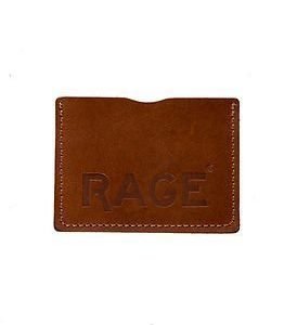 RAGE for Leather Simon Cardholder Light Brown