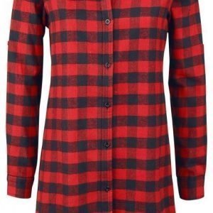 R.E.D. By Emp Checkered Oversize Shirt Naisten Pusero