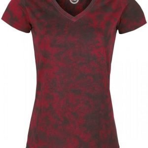 R.E.D. By Emp Deep Batik V Neck Naisten T-paita