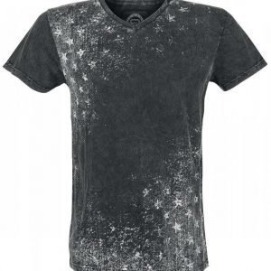 R.E.D. By Emp Grunge Star V Neck T-paita