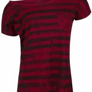 R.E.D. By Emp Grunge Stripe Boatneck Shirt Naisten T-paita