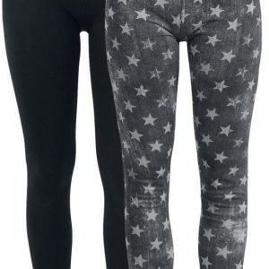 R.E.D. By Emp Ladies Leggings 2 Kpl Setti Legginsit