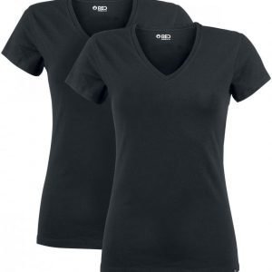 R.E.D. By Emp Ladies V Neck 2 Kpl Setti Naisten T-paita