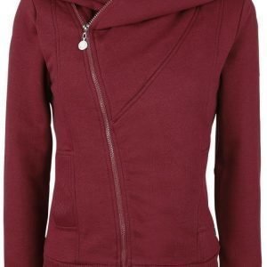 R.E.D. By Emp Lined Asymmetrical Zip Hoodie Naisten Vetoketjuhuppari