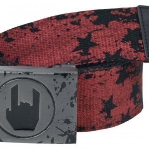 R.E.D. By Emp Reversible Star Splatter Belt Vyö