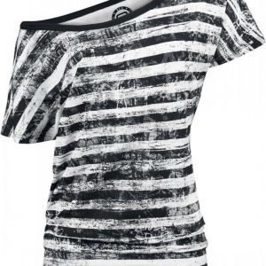 R.E.D. By Emp Striped Ladies Shirt Naisten T-paita