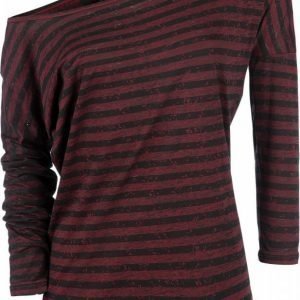 R.E.D. By Emp Stripes Burnout Ladies Tee Naisten Pitkähihainen Paita