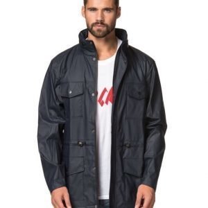 Rains Four Pocket Jacket Blue