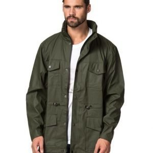 Rains Four Pocket Jacket Green