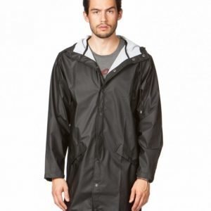 Rains Long Jacket Black