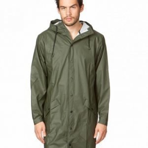 Rains Long Jacket Green