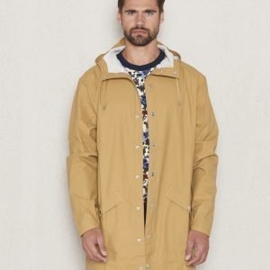 Rains Long Jacket Khaki