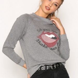 Rebecca Minkoff Classic Crewneck Sweatshirt Svetari Harmaa