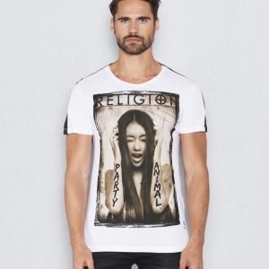 Religion Party Animal Tee White