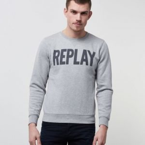 Replay RBJ Printed Sweat Grey