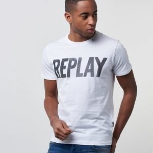 Replay RBJ Printed Tee White